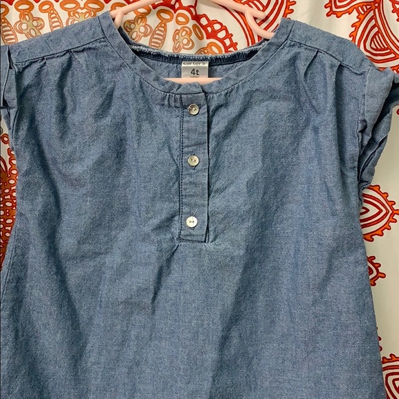 Carter’s Demin Girls Toddler Tunic - Picture 2 of 3